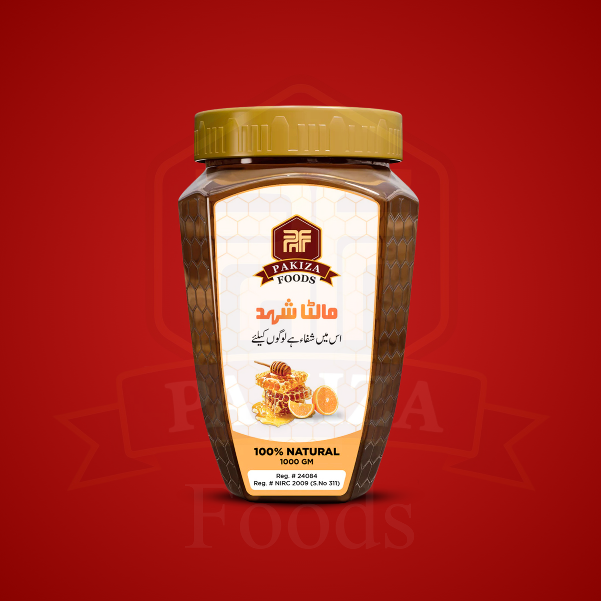 100% Pure Orange Blossom Honey / مالٹے کے پھول کا شہد